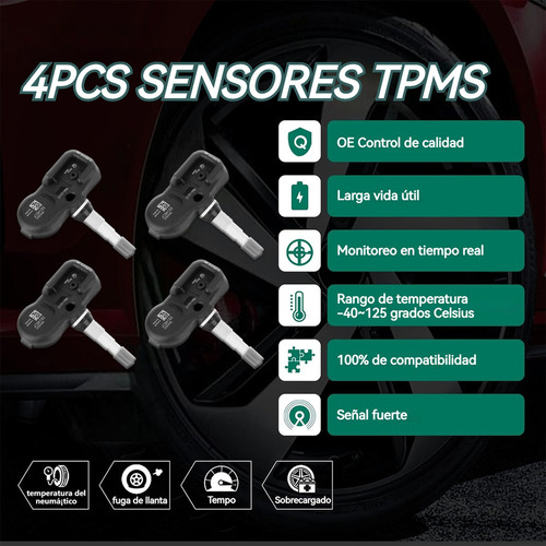 0 Sensor Tpms Presion Llanta For Lexus Nx200t Nx300h 15-17 Foto 3