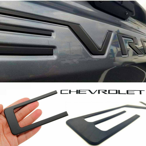 Letras 3d Tapa Trasera Chevrolet Silverado Cheyene 2019-2022 Foto 3