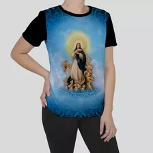 Camiseta Baby Look Nossa Senhora Da Imaculada Conceição