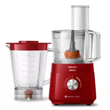 Processador De Alimentos Philips Walita Ri7302 Vermelho 750w 220v