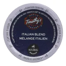 Timothy's World Coffee Cafe K-cup De Mezcla Italiana