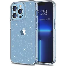 Para El Teléfono 13 Pro Max Case Clear Glitter, Cute Girly S