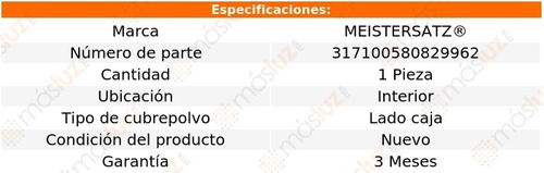 1- Cubre Polvo Lado Caja Int Q5 L4 2.0l 10/16 Meistersatz Foto 2