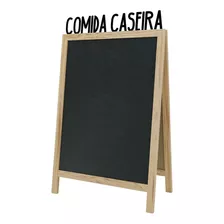 Lousa Cavalete Cardápio Comida Caseira Para Comércio Buffet