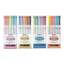 Juego Rotuladores Resaltadores Zebra Mildliner, Juego 20