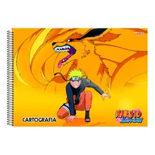 Caderno Espiral Cartografia E Desenho 60fls Naruto Promocao 