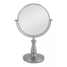 Zadro Van48 Two-sided Vanity Swivel Mirror, Satin Nickel, 1x