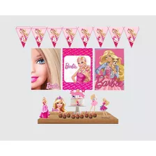 Kit Só Um Bolinho Aniversário Barbie Festa Simples