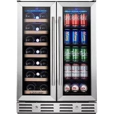 Refrigerador De Vino Y Bebidas 24n Pulgadas Doble Zona 