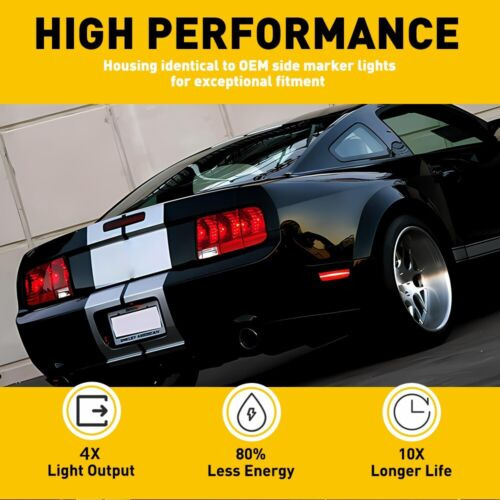 2pcs For 2005-2009 Ford Mustang Rear Bumper Reflector Si Aab Foto 6