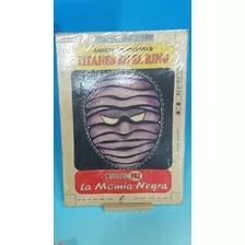 Titanes En El Ring Boceto Original De Publicidad Momia Negra