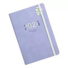 Caderno Planejador 2024 156 Folhas/312 Páginas, Violetas