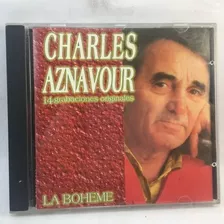 Charles Aznavour La Boheme 14 Grabaciones Originales Cd Nuev