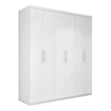 Guarda Roupa Dubai Casal Seis Portas Branco