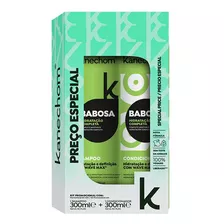 Pack Shampoo + Acondicionador Babosa Aloe Kanechom 600 Ml.