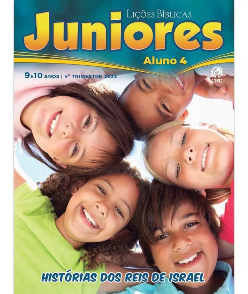 Revista Lições Bíblicas Juniores 4° Trimestre Aluno  Cpad