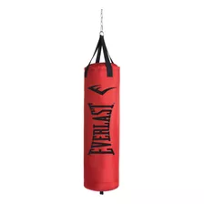 Bolsa Boxeo Everlast Heavy Bag Shell 100lb - 115cm Altura Color Rojo