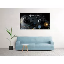 Cuadro Decorativo Gamer De X Box One Con Marco De 120x80cm