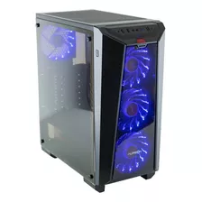 Gabinete Gamer Aureox Nereid Arx 320g 3 Coolers Frontales 