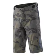 Bermuda Troy Lee Flowline Short Spray Camo Army