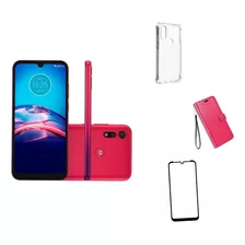 Moto E6s 32gb Magenta + 2 Capinha E Pel