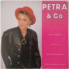 Vinil Lp Disco Petra & Co - Okee Eletrônico Muito Bom 1990