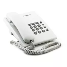 Teléfono Alámbrico Escritorio Básico Blanco Kx-ts500lx1w