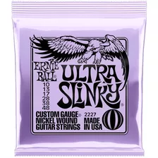 Cuerdas Guitarra Eléctrica Ernie Ball Ultra Slinky 10-48 2227