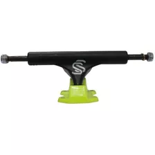 Truck Super Skate Sl Colors 139mm Preto C/ Verde Neon