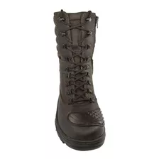 Bota Coturno Motociclista Militar Couro Azimute Grande 45-48