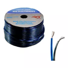 Cable Cristal Oxigenado Avc C2x18 Azul - Gris 100 Mts 