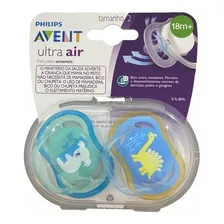 Chupeta Ultra Air Dupla Decorada - 18m Plus Menino Scf349/11