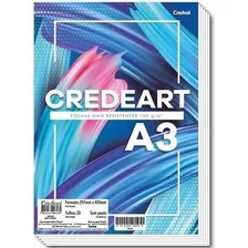 Bloco De Desenho A3 Credeart 150 G/m² Com 20 Folhas Credeal