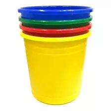 Cesto Papelero Plastico 12 Litros 28cm Tacho Basura Colores