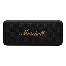 Parlante Marshall Emberton Portátil Con Bluetooth Waterproof Black And Brass 100v/240v