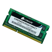 Memoria Ram Apple Sodimm Verde 8gb Corsair Cmsa8gx3m2a1066c7