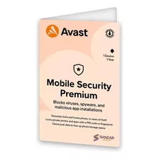 Avast Mobile Security Premium 1 Dispositivo 1 Año - Android