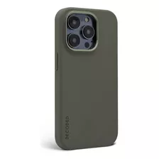 Funda Silicona Con Magsafe Para iPhone 14 Pro Decoded Olive