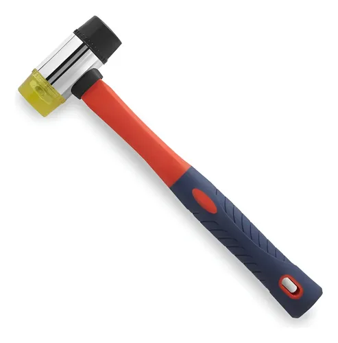 Martillo Cabeza Doble Pvc Goma Bremen 40mm Mango Fibra 5190