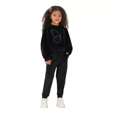 Conjunto Inverno Menina Petit Cherie Casaco E Calça Luxo