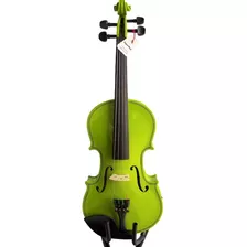 Violines De Colores Púrpura O Violeta 4/4 Con Estuche Y Arco