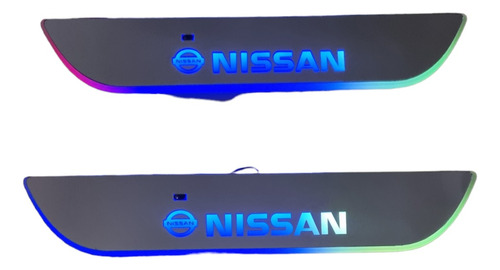 Moldura Iluminada Para Estribo Nissan Universal Multicolores Foto 4