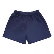 Short Deportivo/colegial Gabardina Azul Talle 2 A 16