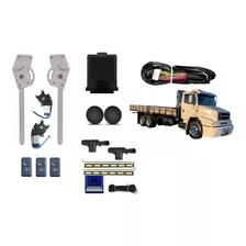 Kit Vidro Eletrico Caminhão Mb L1620 + Trava Universal 24v