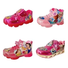 Zapatos Con Luces Frozen Princesa Para Niñas