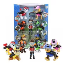 Juguete Set 7 Muñecos Paw Patrol Accionables Patrulla Canina