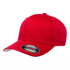 Gorra Flexfit 6277 Original Cerrada Roja