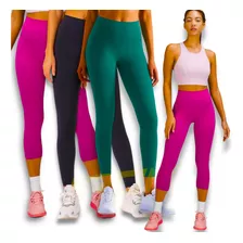 Calça Legging Básica Colorida Leg Fitness Academia Cintura