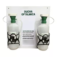 Ducha Oftálmica Lava Olhos Emergência 2 Duchas + Suporte