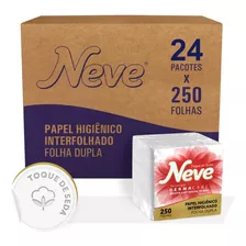 Papel Higiênico Interfolhado Cai Cai Folha D. 24 Pct Neve